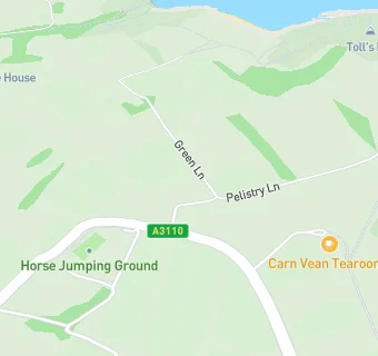 map for Carn Vean Tearooms