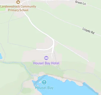 map for Housel Bay Hotel