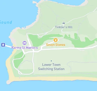 map for Seven Stones Inn