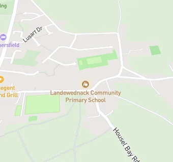 map for Landewednack Community Primary School