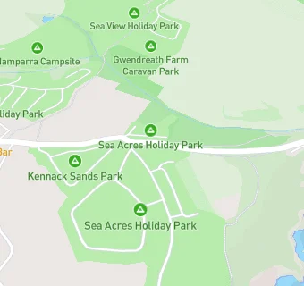 map for Kennack Sands Beach Cafe