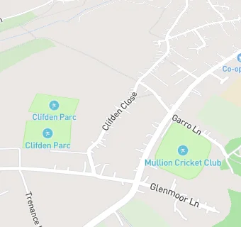 map for Mullion Football And Social Club