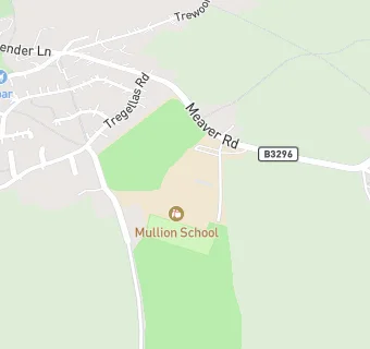 map for Mullion School