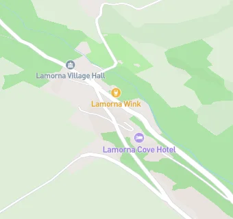 map for Lamorna Cove Hotel