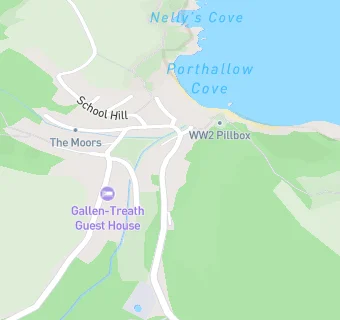 map for Porthallow Beach Cafe