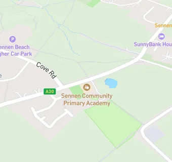 map for Sennen Primary School