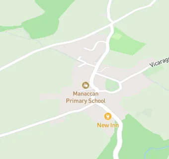 map for Manaccan Primary School