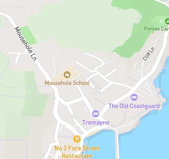 map for Mousehole Primary School