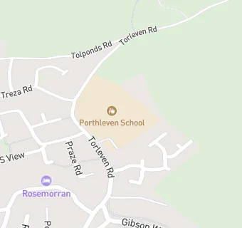 map for Porthleven Junior School