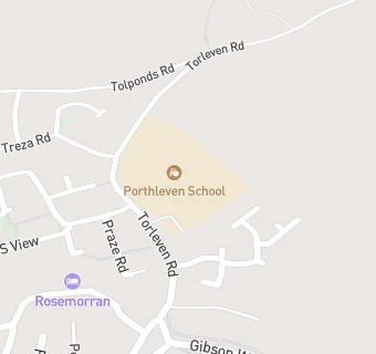 map for Porthleven Community Primary School