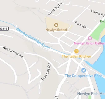 map for Newlyn Filmhouse Ltd