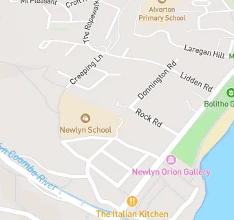 map for Newlyn School