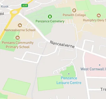 map for Penzance Leisure Centre