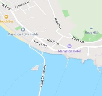 map for Mounts Bay Sailing Club