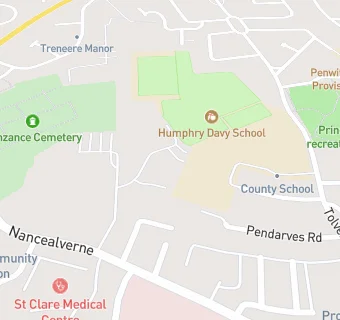 map for Penwith College