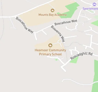 map for Heamoor Community Primary School