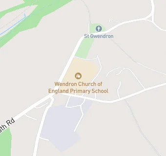 map for Wendron Church of England Primary School