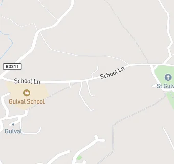 map for Gulval School