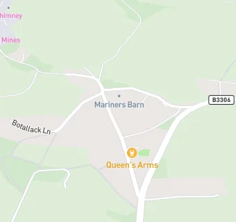 map for Queens Arms