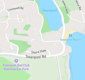 map for Swanpool Beach Cafe