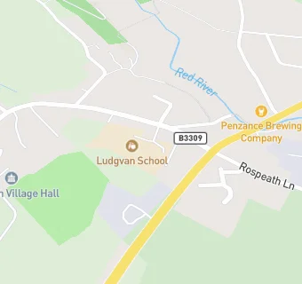 map for Ludgvan School