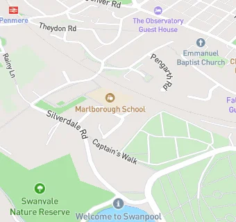 map for Marlborough School