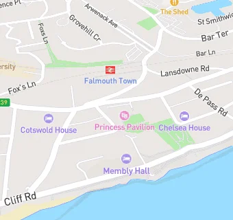 map for Falmouth Food Co-op CIC