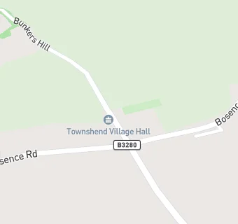 map for Townshend Village Hall