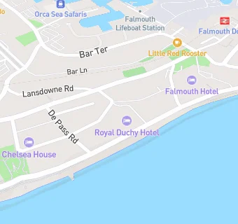 map for Royal Duchy Hotel