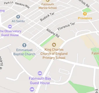 map for King Charles Primary School