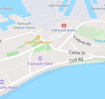 map for The Falmouth Hotel