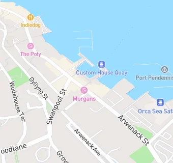 map for Harbour Lights Restaurant