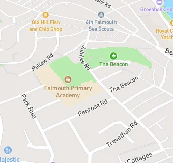 map for Falmouth Primary Academy