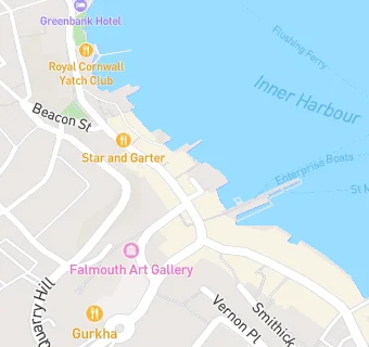 map for The Mulberry Falmouth