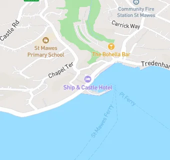 map for St Mawes Bakery Shop