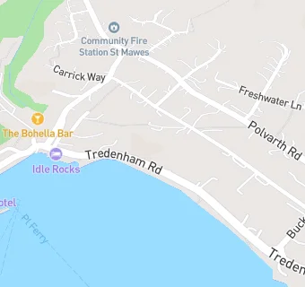 map for Idle Rocks Hotel