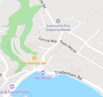 map for St Mawes Surgery