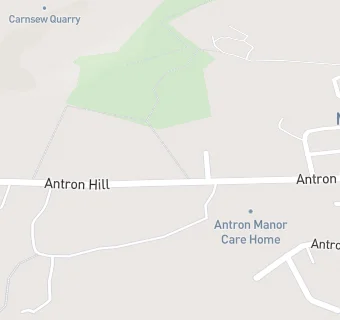 map for Antron Manor Care Home