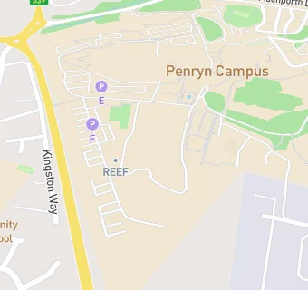 map for Tremough Convent School