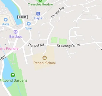 map for Penpol School