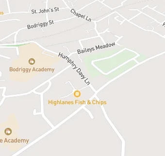 map for Highlanes Fish And Chips