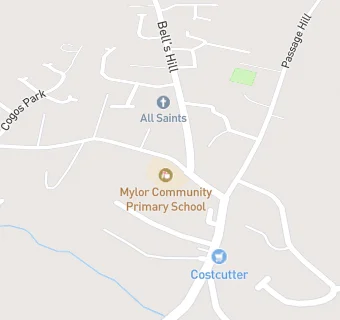 map for Mylor Community Primary School