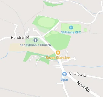 map for Stithians Centre Lunch Club