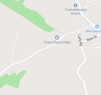 map for Troon Church Hall