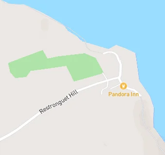 map for Pandora Inn