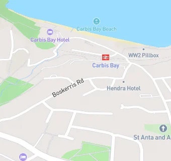 map for Boskerris Hotel