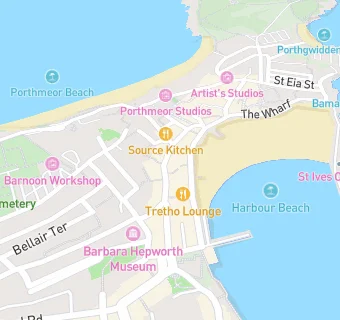 map for St Ives Bakery