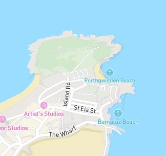 map for Porthgwidden Beach Cafe