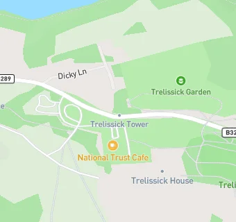 map for Trelissick Gardens