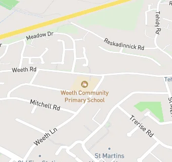 map for Weeth Community Primary School